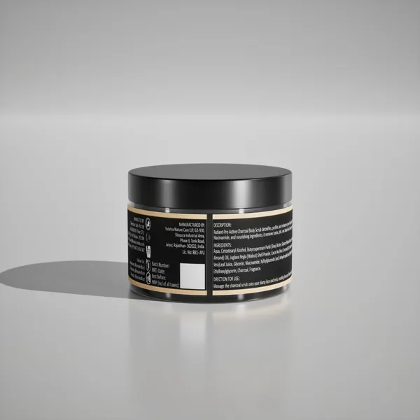 By_Naked_Fact_Radiant-Pro_Charcoal_Exfoliating_Face_Scrub_For_Removing_Tan,_Unclogs_Pore_And_Dead_Skin_Cells_Rough_And_Bumpy_Skin,_Blackhead_And_Pigmented_Skin_Niacinamide,_Walnut_Powder_And_Tea_Tree_Oil_For_Smooth,_Soft_And_Bright_Skin_For_Men_And_Women_100_Gm