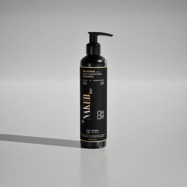 By_Naked_Fact_Pro_Repair_Anti_Hairfall_Black_Soil_Shampoo_5X_Hair_Fall_Control_Scalp_Cleaning_And_Strengthening_Contains_Nardostachys_Jatamansi,_Omega_3_And_Moringa_Oleifera_For_All_Hair_Types_For_Women_And_Men_250Ml