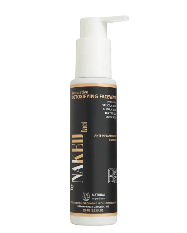 By_Naked_Fact_Detoxifying_Anti_Acne_Face_Wash_For_Pore_Cleansing,_Oil_Control_And_Sebum_Regulation_Treats_Active_Acne_And_Fades_Acne_Marks_Contains_Salicylic_Acid,_Glycolic_Acid_And_Niacinamide_Suitable_For_Oily,_Combination_And_Acne-Prone_Skin_Men_And_Women_100_Ml