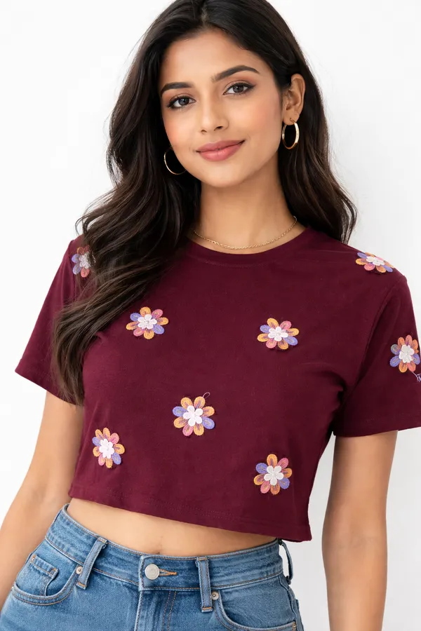 Maroon_Premium_Cotton_Crop_Top_For_Women