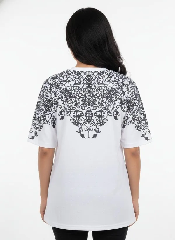 White_Premium_Cotton_T-Shirt_For_Women