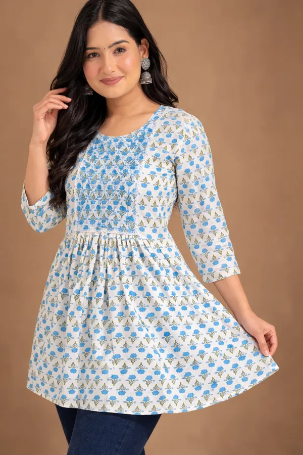 White_Premium_Cotton_Kurti_For_Women