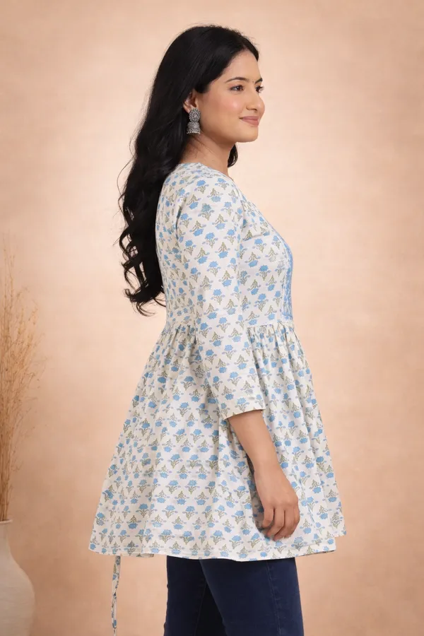 White_Premium_Cotton_Kurti_For_Women