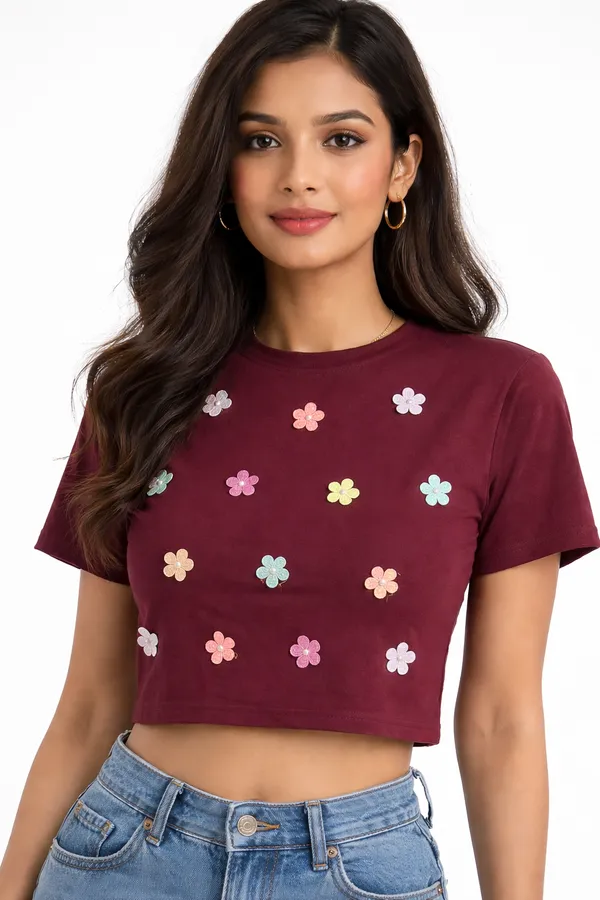 Maroon_Premium_Cotton_Crop_Top_For_Women
