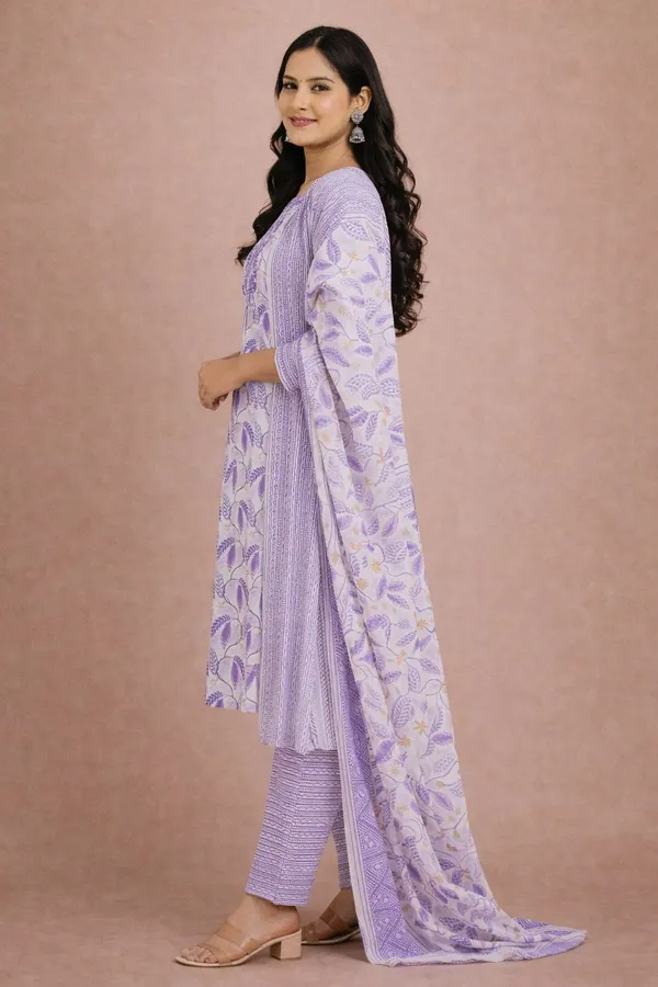 Purple_And_White_Premium_Cotton_Suit_For_Women