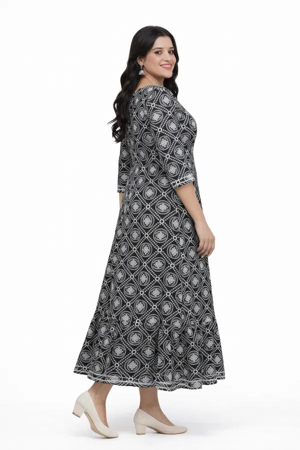 Black_And_White_Premium_Cotton_Frock_Suit_For_Women