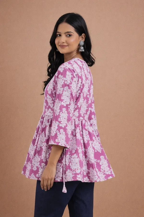 Purple_Premium_Cotton_Kurti_For_Women