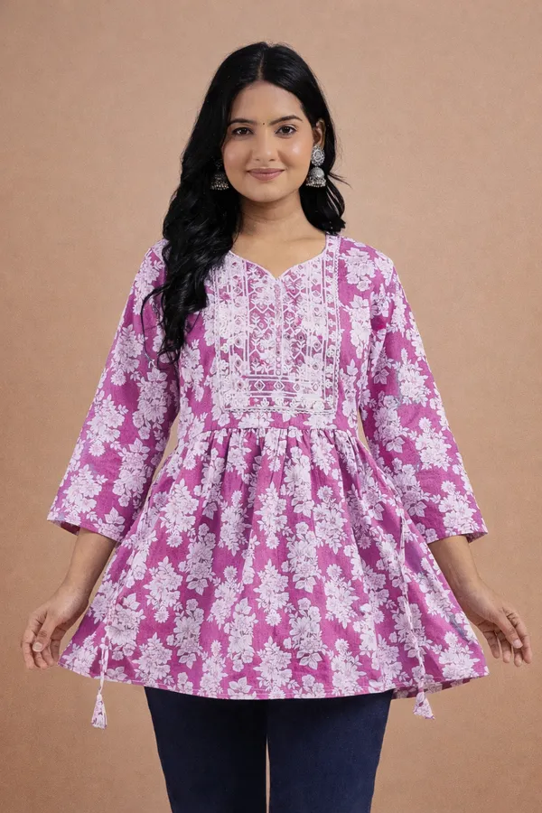 Purple_Premium_Cotton_Kurti_For_Women