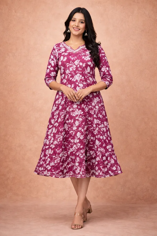 Pink_And_White_Premium_Cotton_Frock_Suit_For_Women