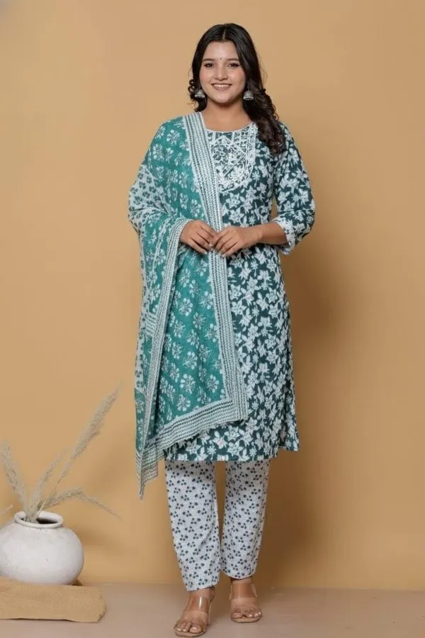 Green_Premium_Cotton_Suit_For_Women