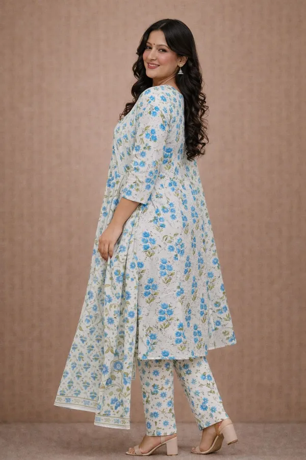 Blue_And_White_Premium_Cotton_Suit_For_Women