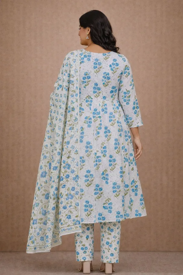 Blue_And_White_Premium_Cotton_Suit_For_Women