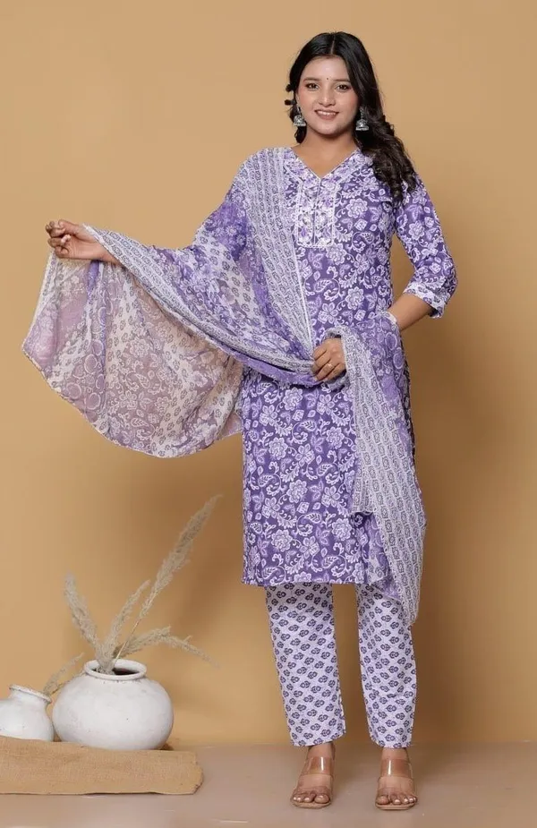 Purple_Premium_Cotton_Suit_For_Women