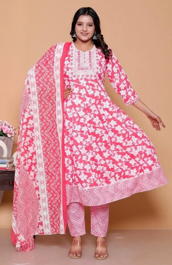 Pink_Premium_Cotton_Suit_For_Women