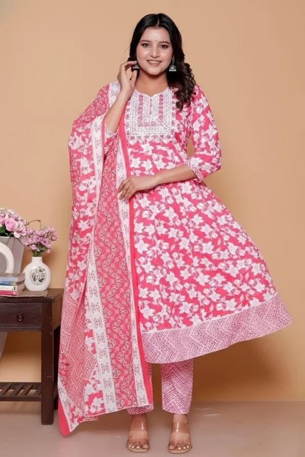 Pink_Premium_Cotton_Suit_For_Women