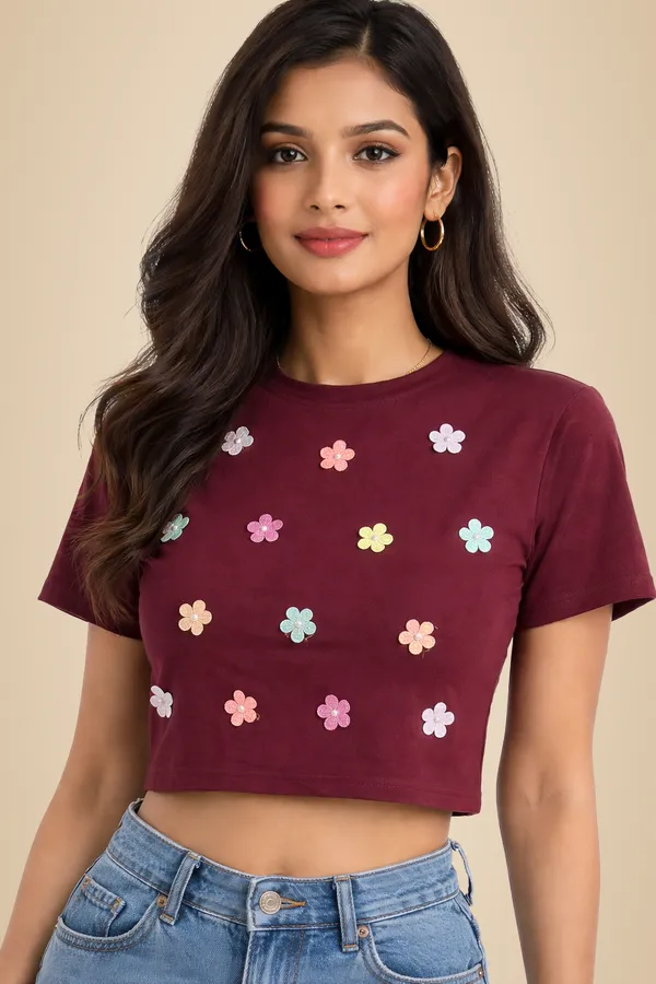 Maroon_Premium_Cotton_Crop_Top_For_Women