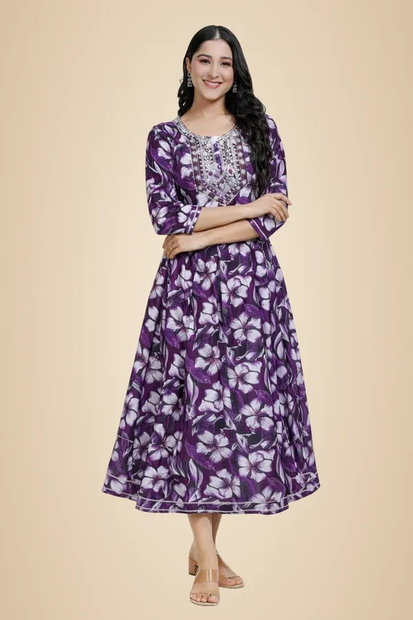 Purple_Premium_Cotton_Frock_Suit_For_Women