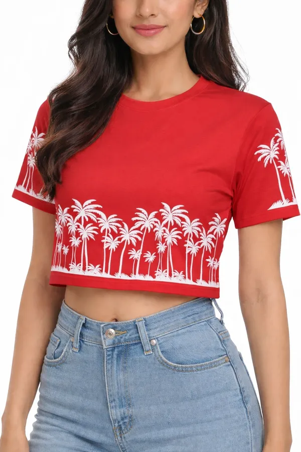 Red_Premium_Cotton_Crop_Top_For_Women