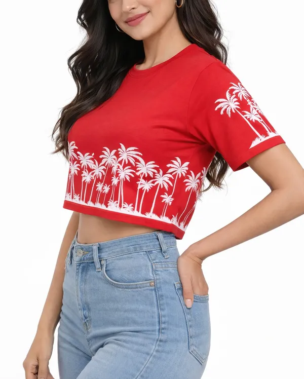 Red_Premium_Cotton_Crop_Top_For_Women