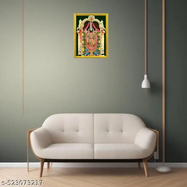 Tirupati_Balaji_Photo_Frame_Gold_2199_08_X_12_Inch