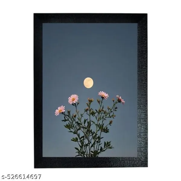 A4_Size_Beautiful_Positive_Flower_With_Grass_Photo_Frame_For_Home_Decor_Hotels_Resturants_Gym_Kids_Room_Pooja_Rooms_Temple_Gift