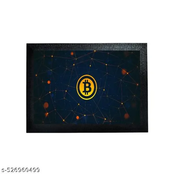 Home_Wall_Decor_Frames__Bitcoin_Modern_Art_Wall_Framed_Paintings_For_Office,_Dining,_Living_Room_Decoration_08Inchx12Inch,_Framing_With_Leminated