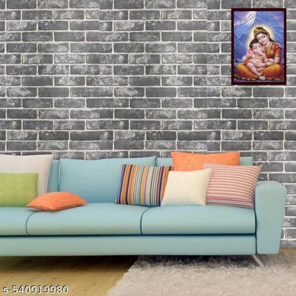 A4_Size_Ganeshh_Ji_With_Parvati_God_Photo_Frame_For_Living_Room,_Home_Decor,_Bedroom_Temple_Kids_Room_Offices_Hotels_Reesturants_Gifts_Offices_Pack_1