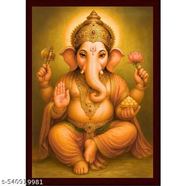 A4_Size_Ganeshh_Ji_Photo_Frame_For_Living_Room,_Home_Decor,_Bedroom_Temple_Kids_Room_Offices_Hotels_Reesturants_Gifts_Offices_Pack_1