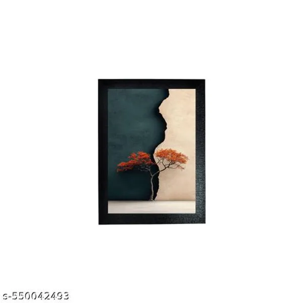 Dual_Harmony_Abstract_Tree_Art__A4_Size_Wall_Frame__Minimalist_Natureinspired_Home_Decor__A4_Size