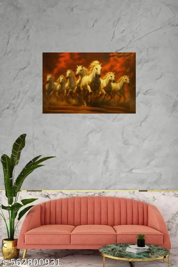Fiery_Sunset_7_Running_Horses_Vastu_Wall_3D_Scenery_Good_Luck_&_Prosperity__Modern_Home_Decor_Art