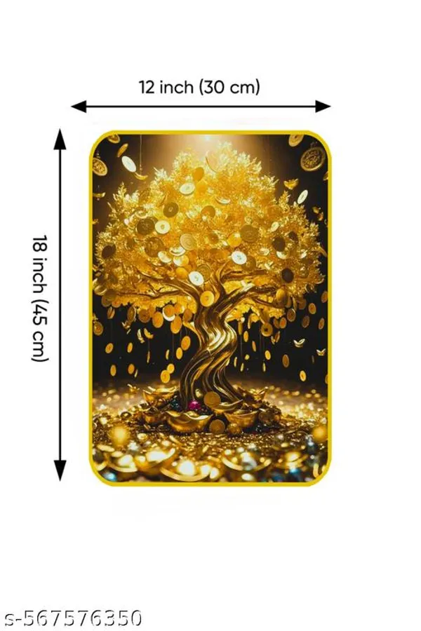 Golden_Fortune_Tree__Resin_Wealth_Frame_12X18__For_Home_And_Office