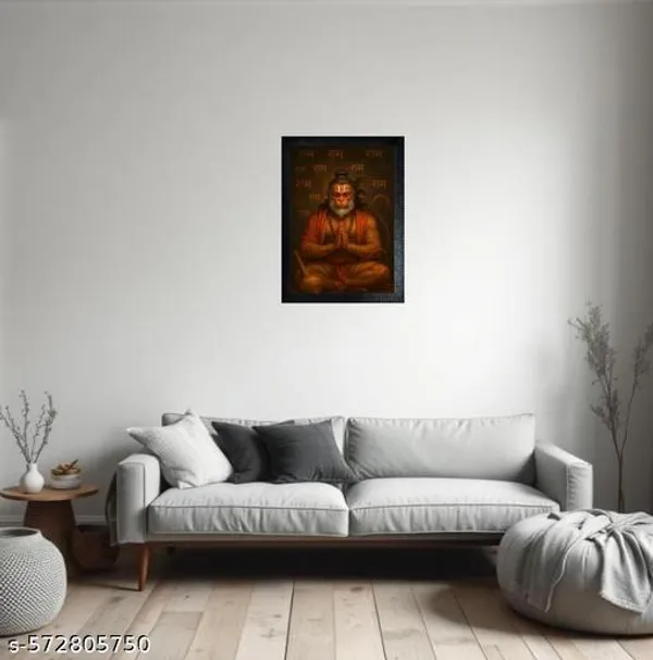 Divya_Bhakt_Hanuman__Ram_Naam_Dhyan_Edition__Photo_Frame__Plastic__For_Wall