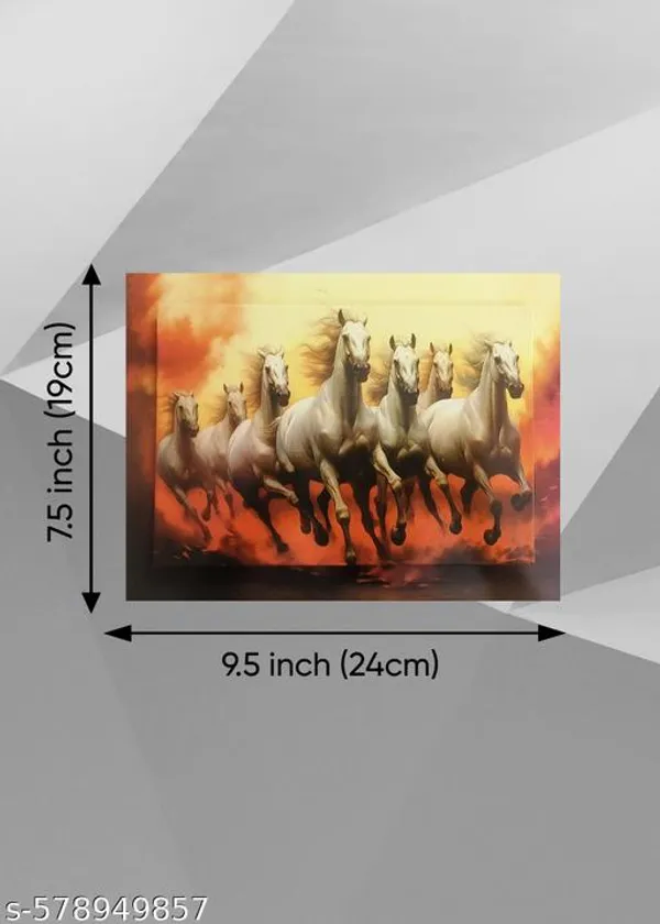 7_Horses_Vastu_Wooden_Scenery_Orange__3D_Wall_Hanging_For_Living_Room_&_Office