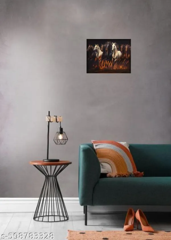7_Horses_Wooden_3D_Wall_Scenery__Multicolor_Power_Edition_For_Home_&_Office_Decor