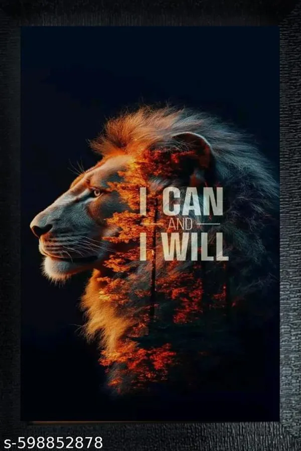 I_Can_&_I_Will_Lion_Wooden_Frame__Motivational_Wall_Art