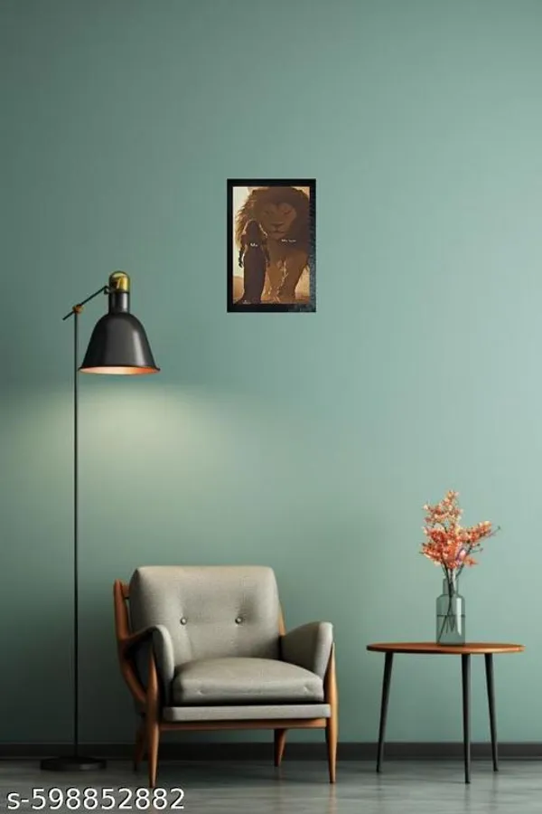 Me_&_My_Type_Girl_Lion_Wooden_Frame__Couple_&_Friendship_Wall_Decor