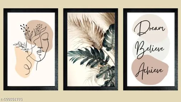 Minimalist_Abstract_&_Botanical_Wall_Art_Set_Of_3_Black_Frame