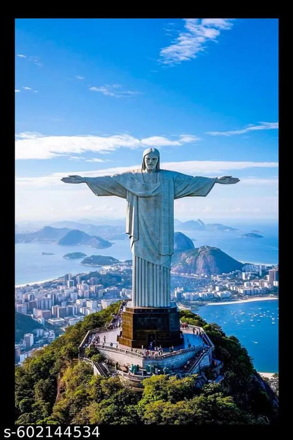 Christ_The_Redeemer_Wall_Iconic_Landmark_Decorative_Frame