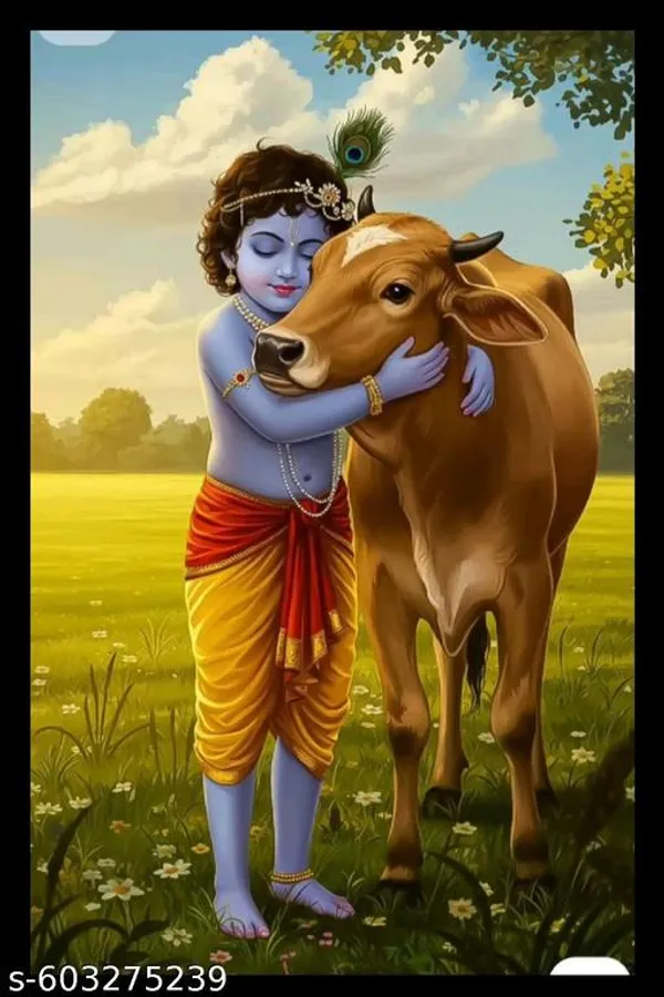 Baby_Krishna_With_Cow