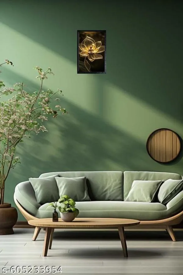 Meditating_Buddha_On_A_Luminous_Lotus