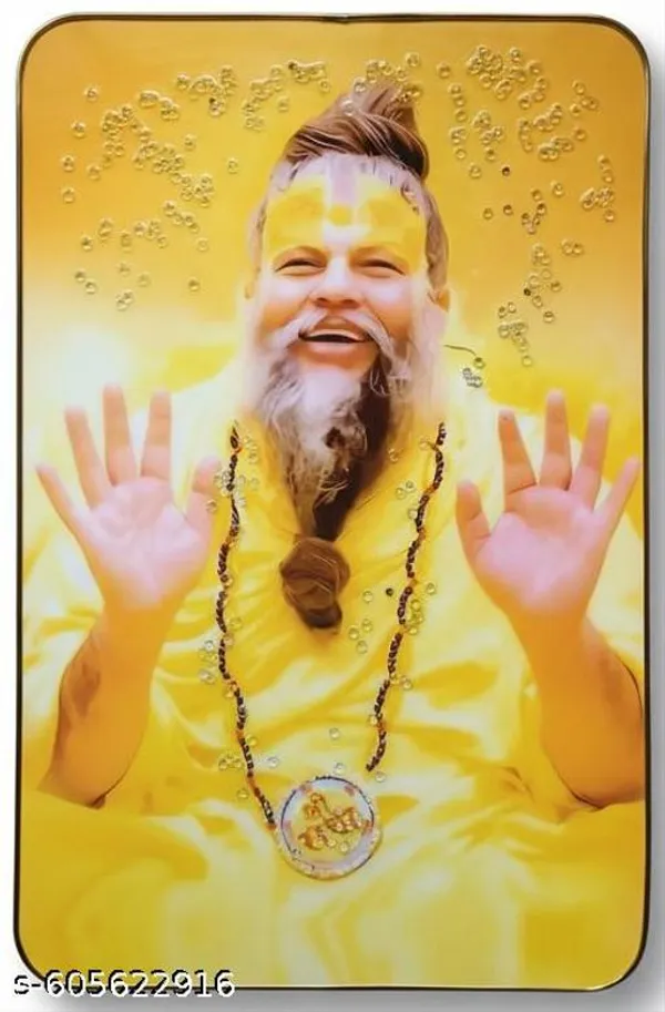 Shri_Premanand_Govind_Sharan_Ji_Maharaj_Resin_Art_12X9_Portrait