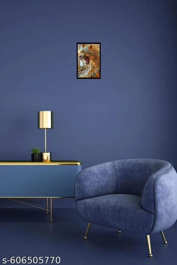 Golden_Cheetah_Vastu_Wooden_Frame__Elegant_Home_&_Office_Wall_Decor