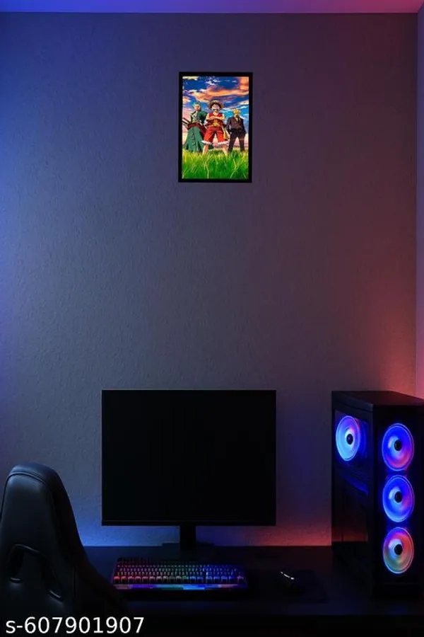 One_Piece_Monkey_D._Luffy_Wall_Wooden_Frame