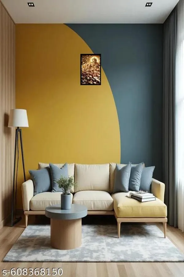 Golden_Laughing_Buddha_/_Lord_Kuber_Wealth_&_Prosperity_Wooden_Photo_Frame