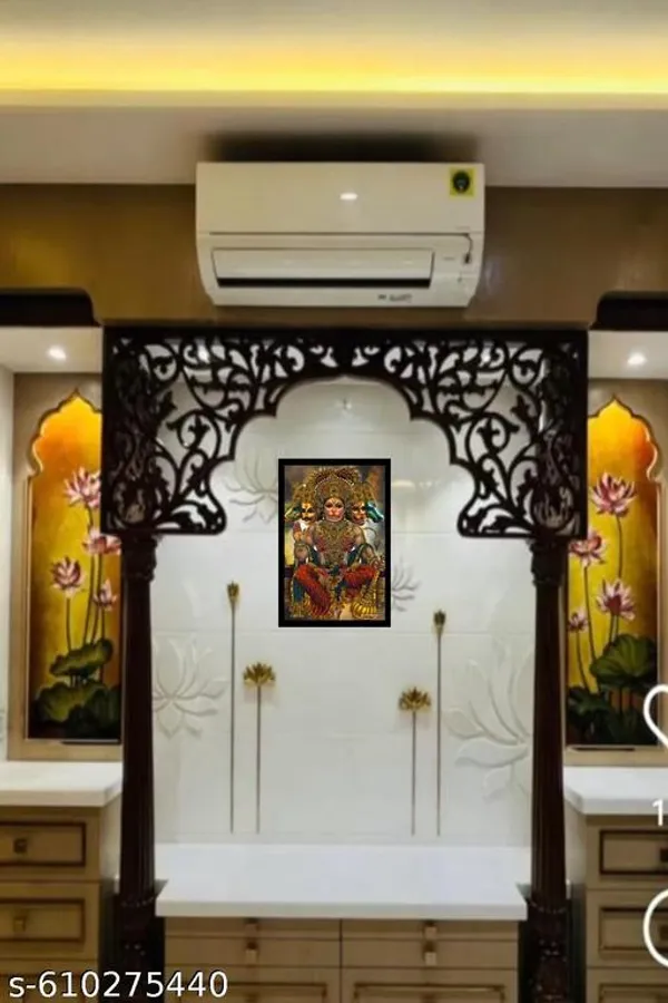 Panchmukhi_Hanuman_Ji_Divine_Wooden_Photo_Frame_For_Home_Temple_&_Decor