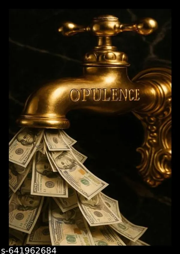 A_Golden_Faucet_Opulence_Wooden_Photo_Frame