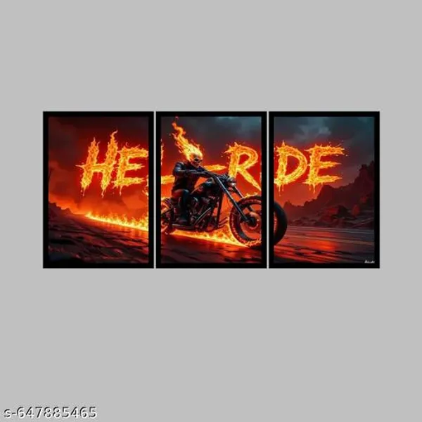 Fiery_Motorcycle_Art_Print__Rider_In_Flames_Pack_Of_3