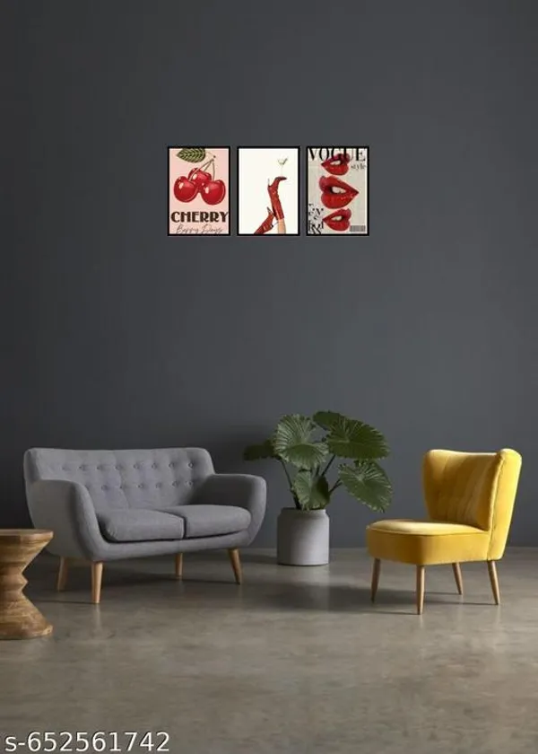 Vogue_Aesthetic_Red_Cherry_&_Martini_Retro_Fashion_Wall_Art_Pack_Of_3