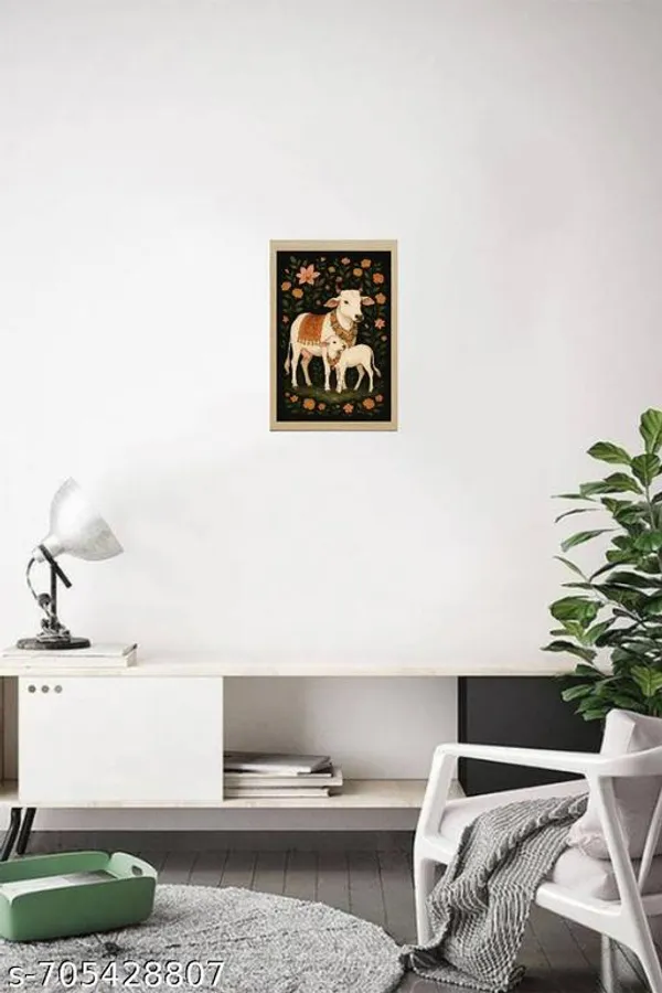 Floral_Folk_Cow_&_Calf_Wall_Art__Bareth_Brothers_Collection