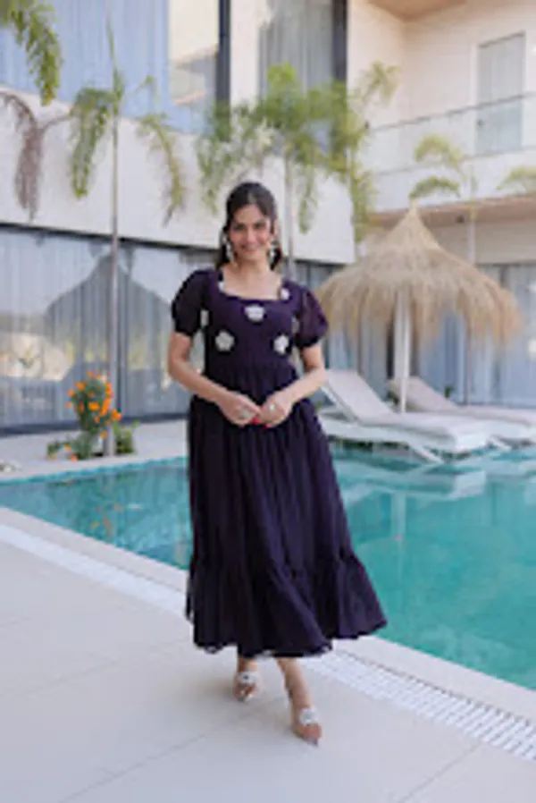 Dark_Purple_Fendi_Silk_Readymade_Gown_For_Women